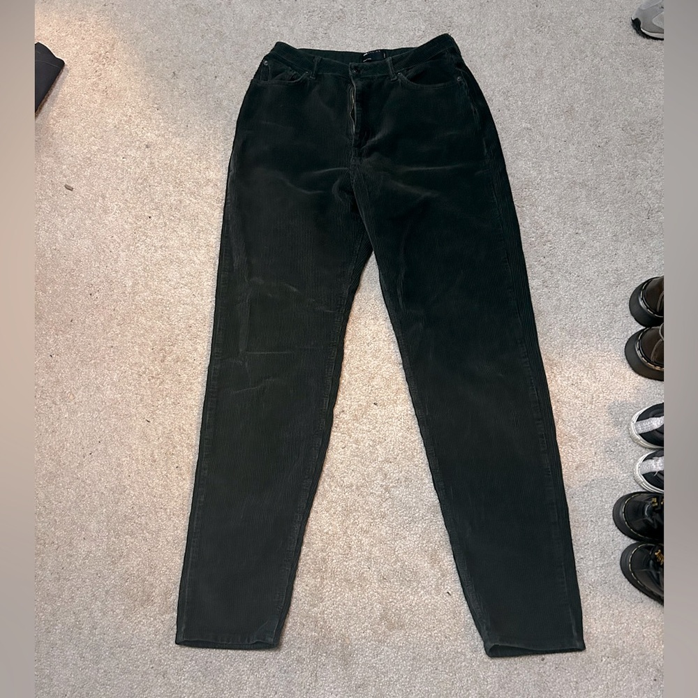 Dark Green Corduroy Pants